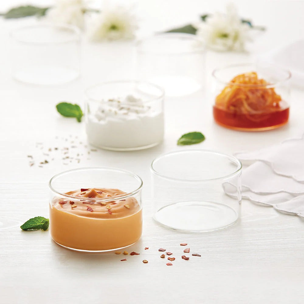 Katori Small Glass Bowls Set of 6 (105 ml×6)