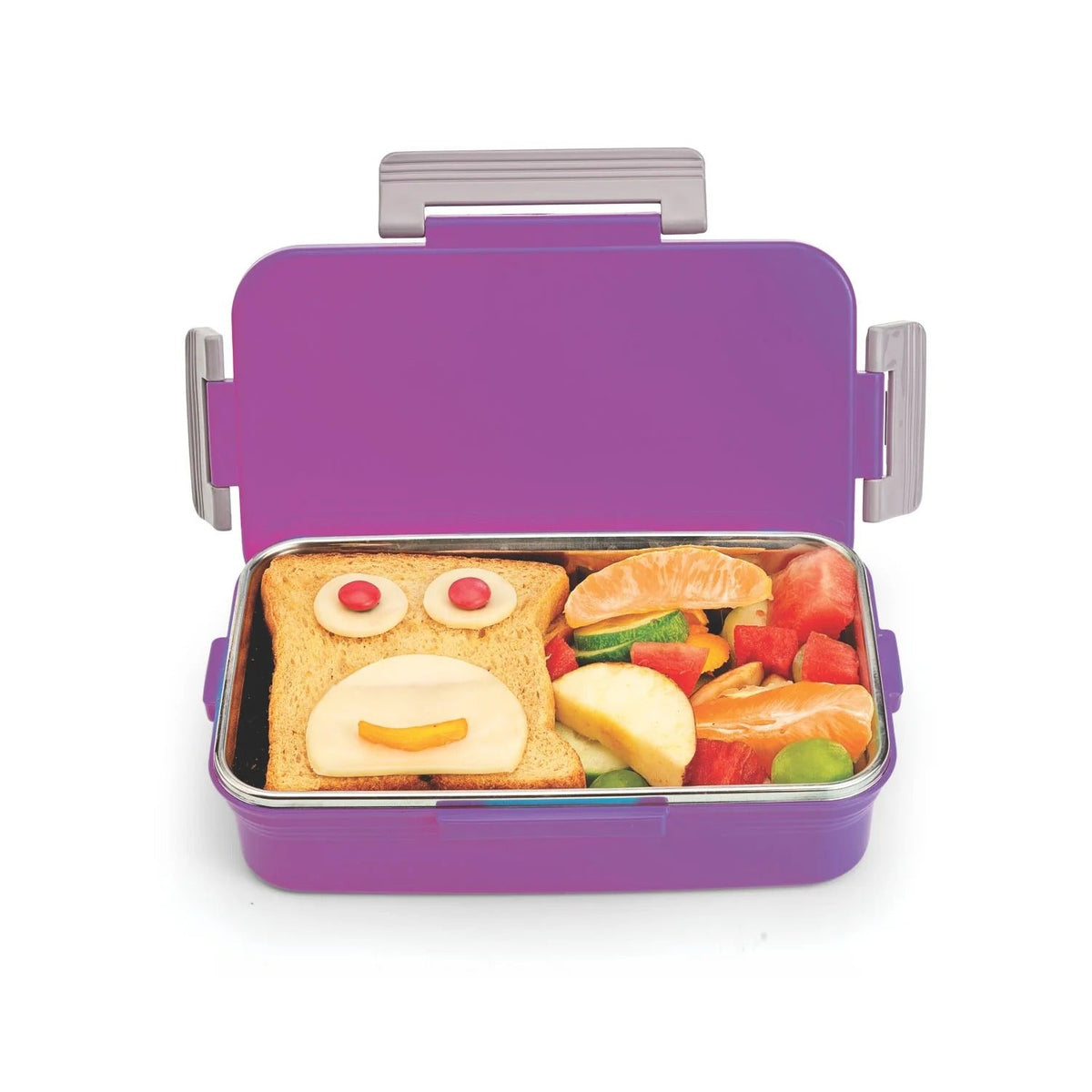 Steel Lunch Box 700 ml Purple