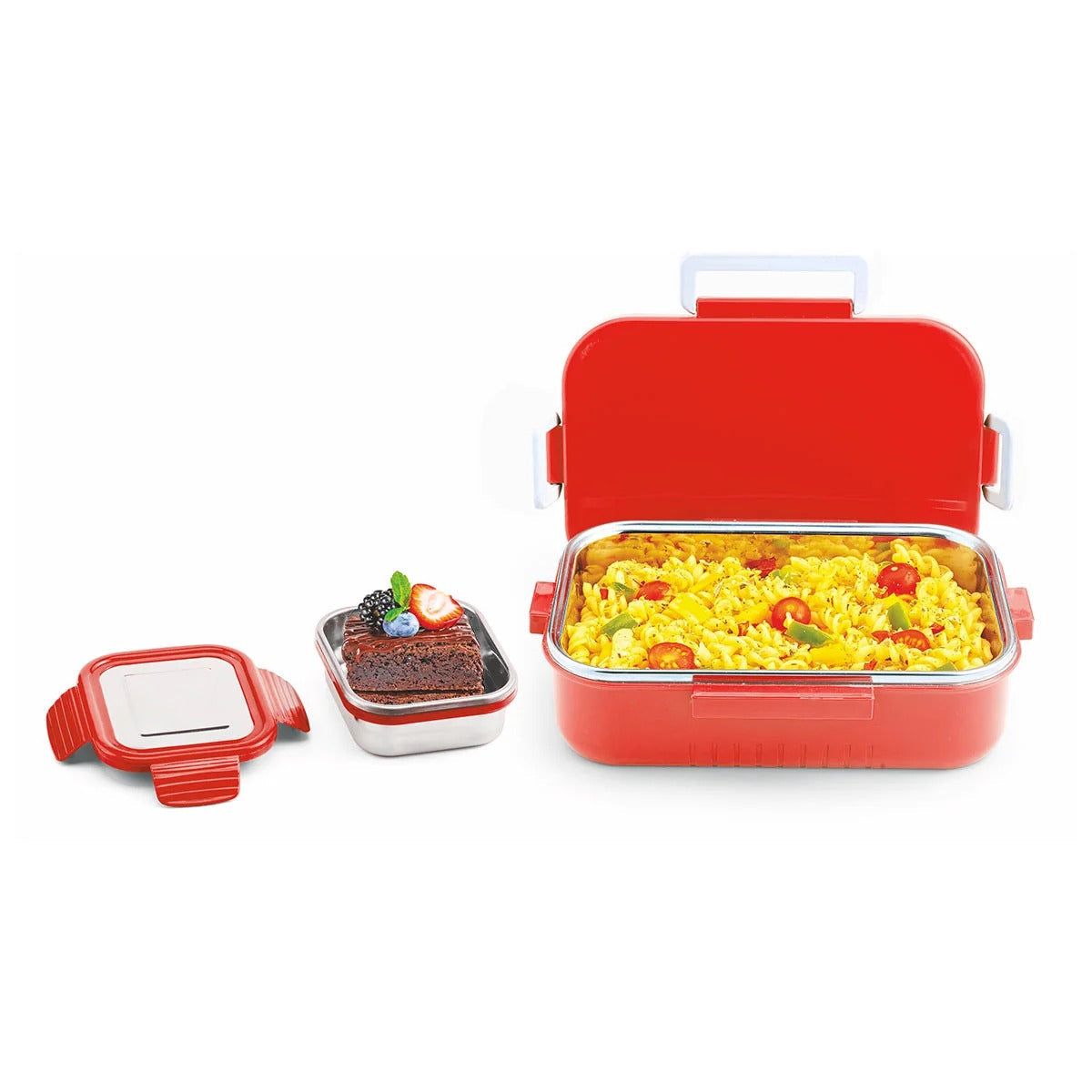 Steel Lunch Box - Chipmunk Steel Lunch Box Red