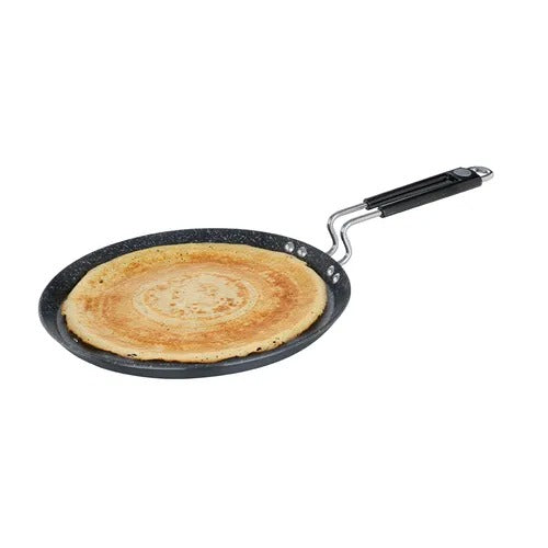 Hard Anodised 6 Layer Non Stick Omni Tawa (Black)