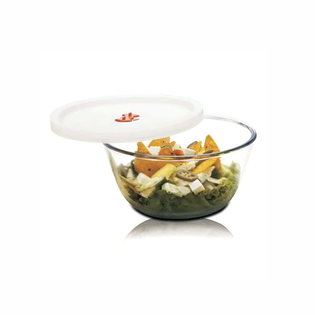Borosilicate Glass Mixing Bowl 500 ml with Lid
