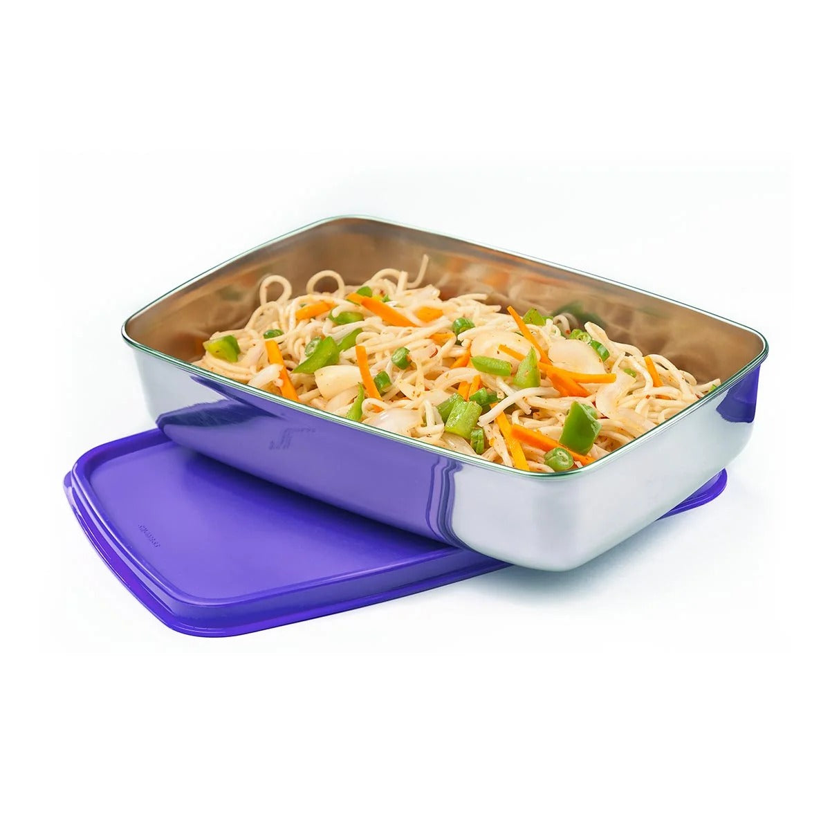 Crispy Small Steel Container 550 ml Violet