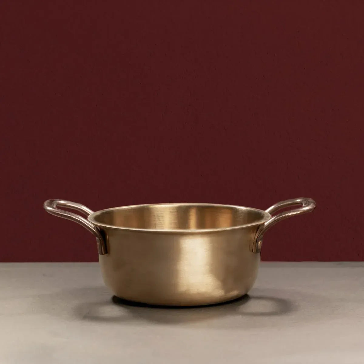 Kansa Tulsi Casserole Cooking Pot Handcrafted Bronze Bell Metal - 1.6 L