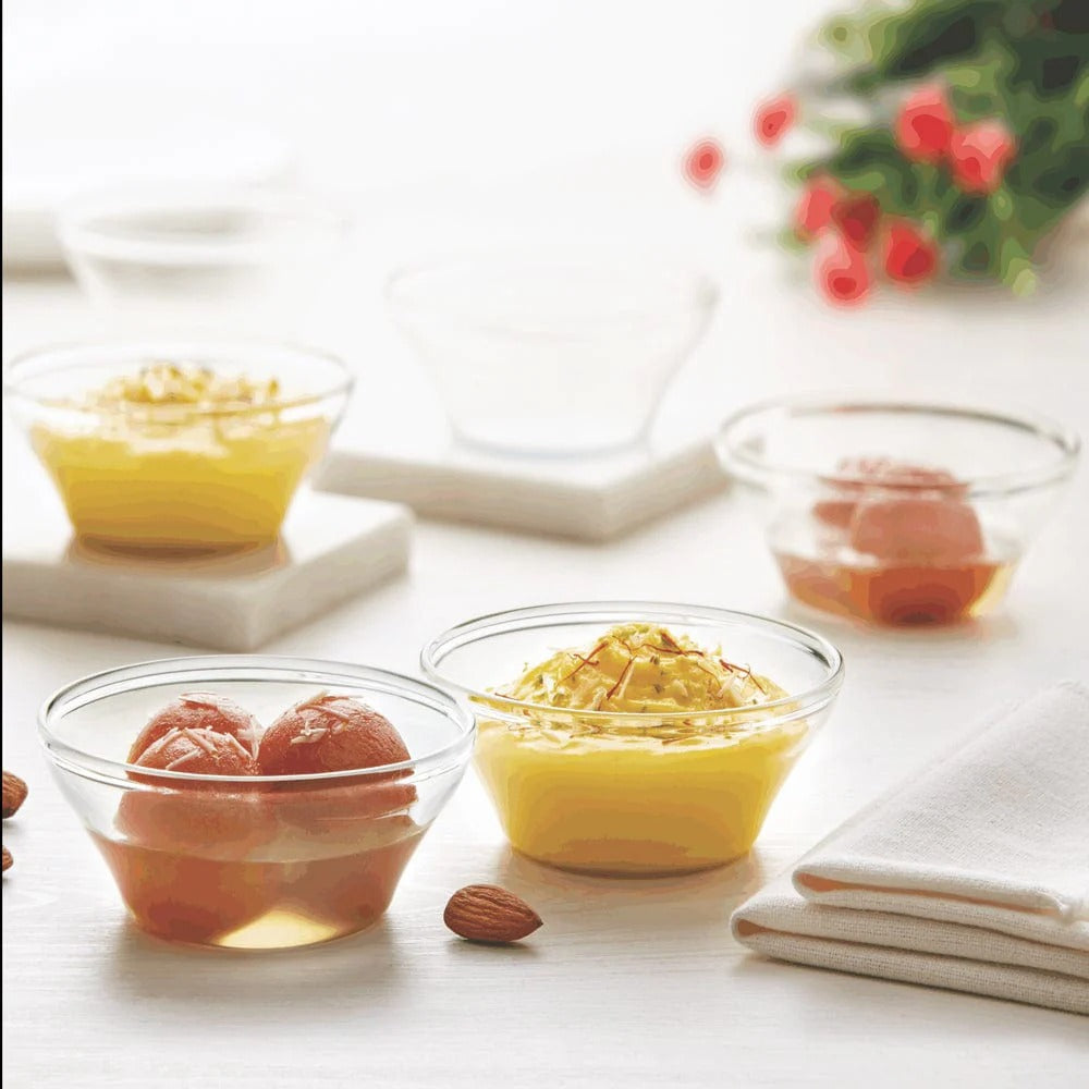 Katori Glass Bowls Set of 6 (170 ml×6)