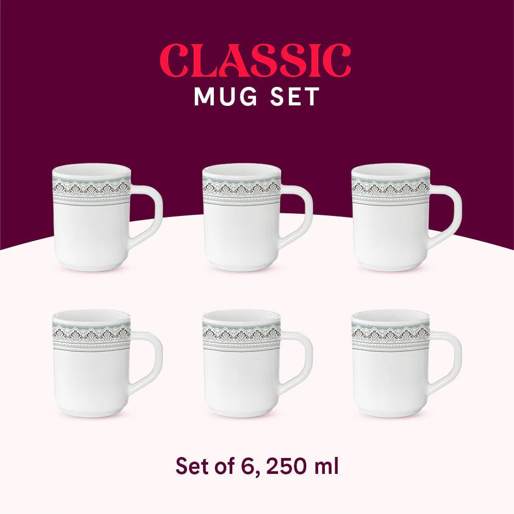 Opalware Classic Mug Set