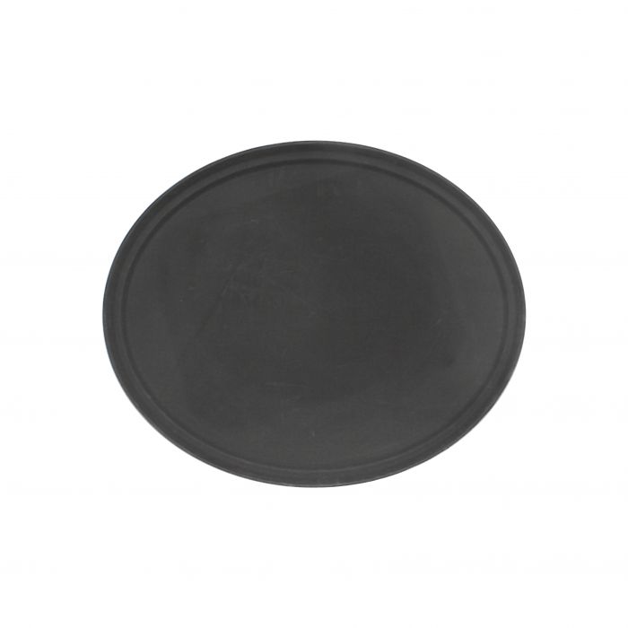 Oval Black Fibreglass Serving Tray 559mm x 686mm