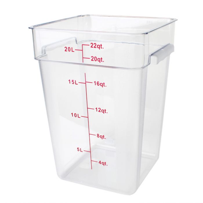 Polycarbonate Food Storage Clear Container 20.8L with Gradations