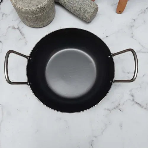 Pure Iron Flat Bottom Kadai Induction Friendly