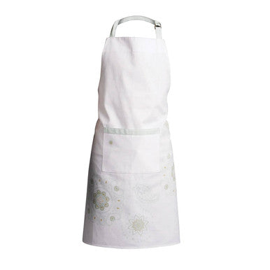 Paisley Spiral Print Cotton Apron