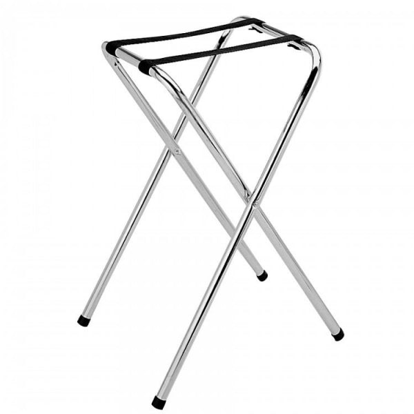 Chrome Plated Tray Stand Folding Type
