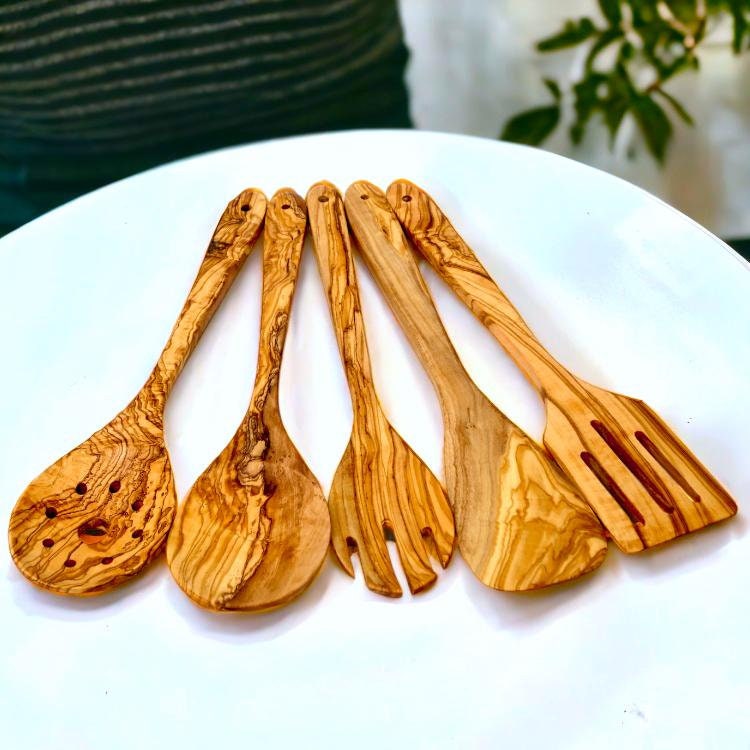 Olive Wood Cooking Utensils