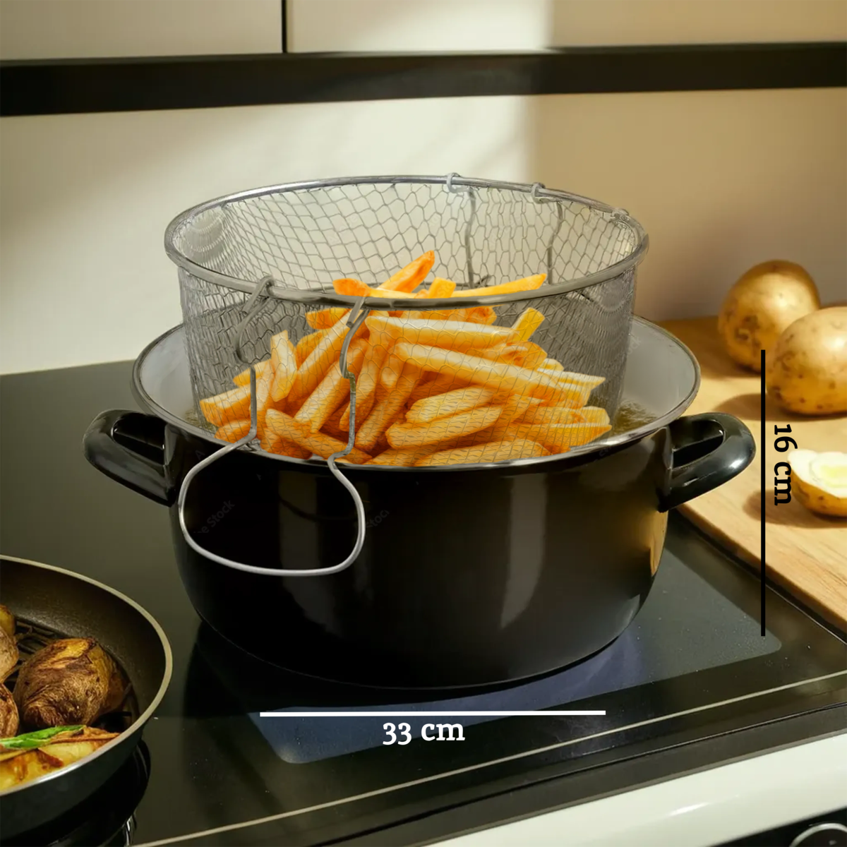 Black Deep Fryer