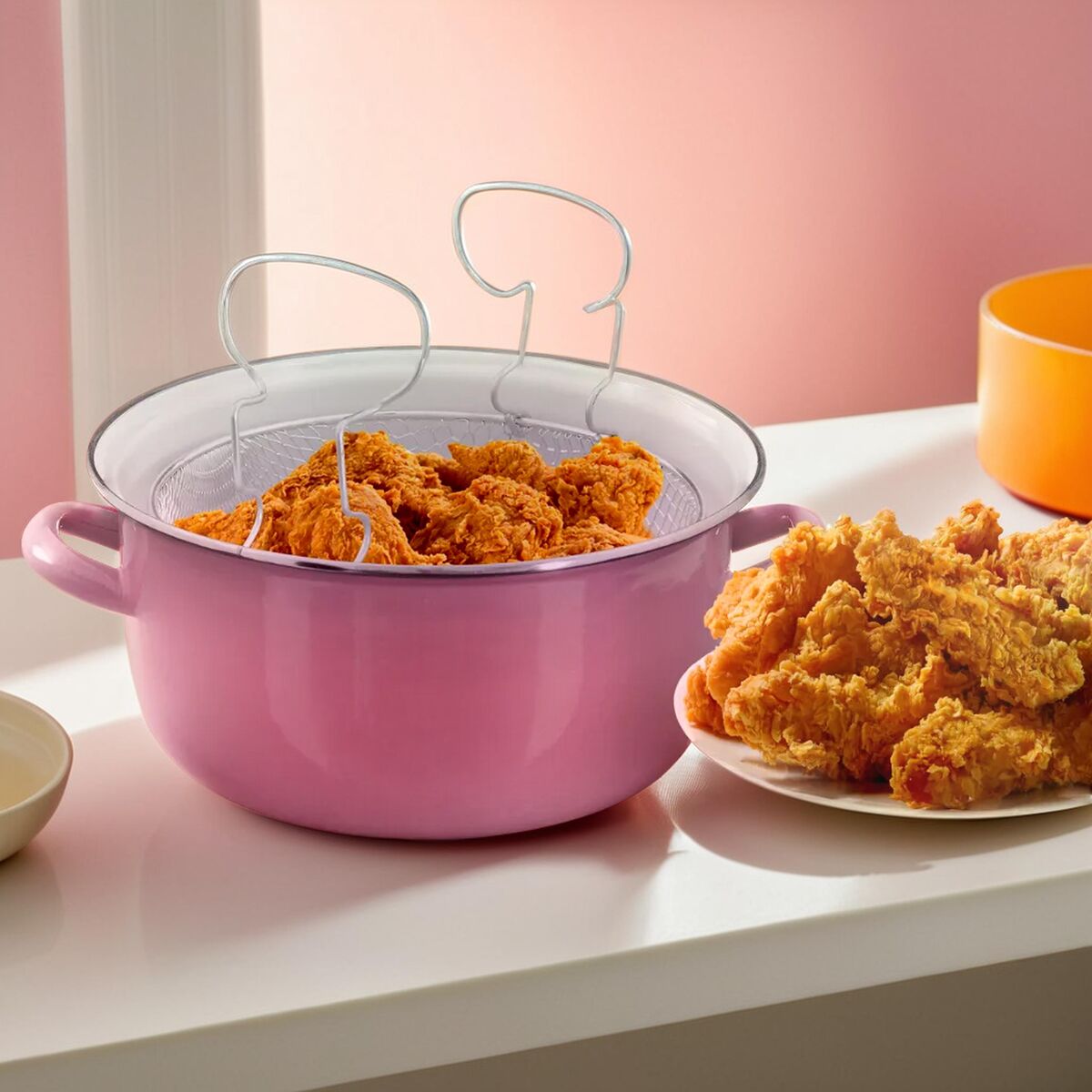 Pink Deep Fryer
