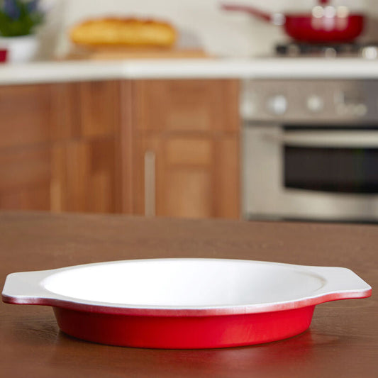 Red 27cm Non-Stick Cake Tin with Handles