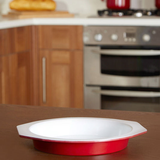 Red 29cm Non-Stick Cake Tin with Handles