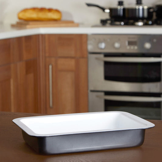 Black Rectangular Roasting Dish