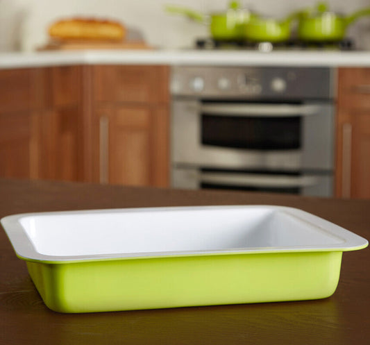Lime Green Rectangle Roasting Dish
