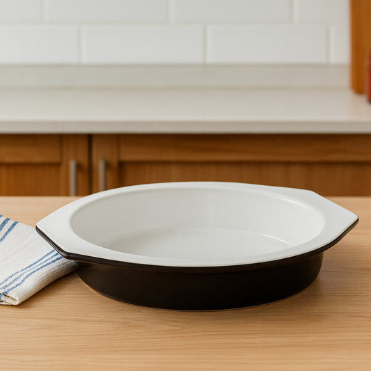 Black Round 27cm Non-Stick Cake Tin with Handles