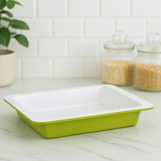 Lime Green Round Baking Dish