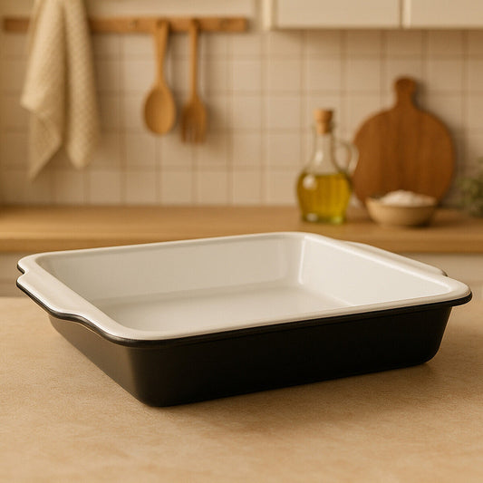 Black Baking Dish with Handles