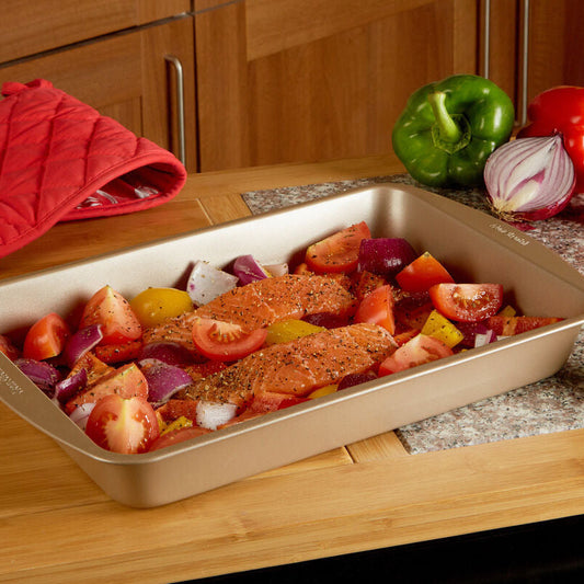 38cm Gold Roasting Pan