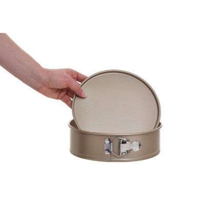 Pale Gold Finish Springform Round Cake Pan 24cm