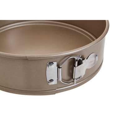 Pale Gold Finish Springform Round Cake Pan 24cm