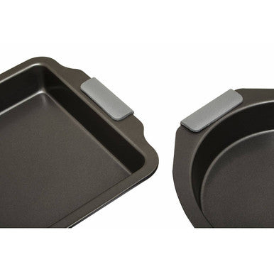 Set of Three Grey Non Stick Baking Dishes