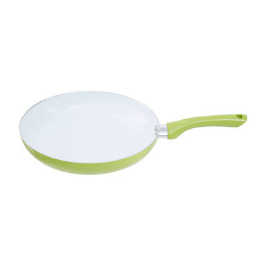 28cm Lime Green Frying Pan with Ceramic Coating