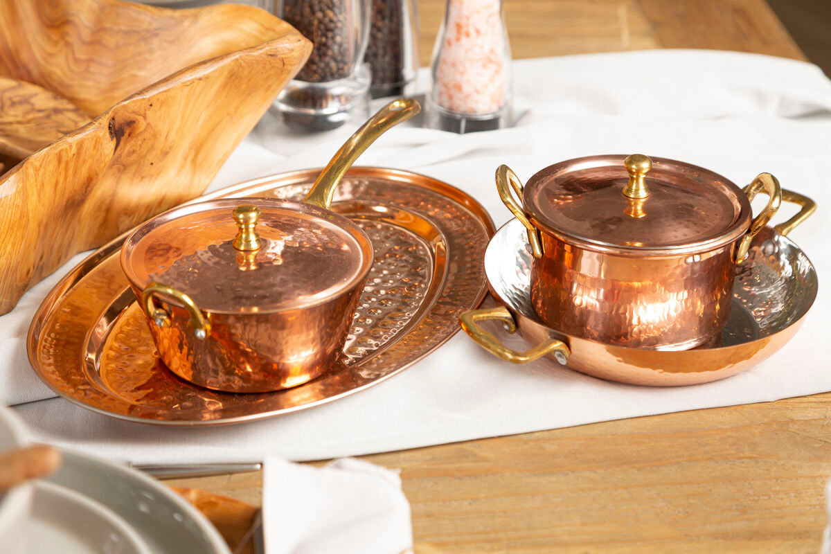 Copper Mini Saucepan Serving Dish