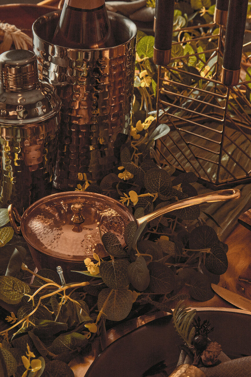 Copper Mini Saucepan Serving Dish