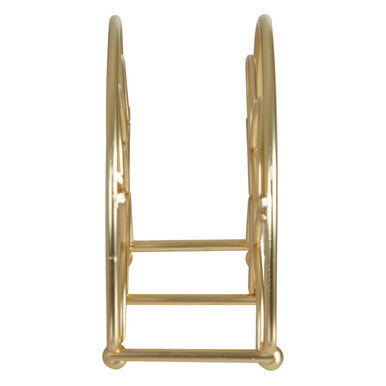 Matte Gold Deco Semicircle Napkin Holder