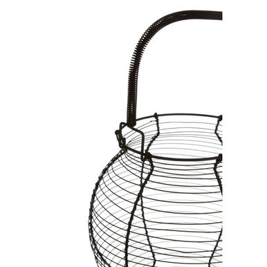 Matte Black Egg Basket