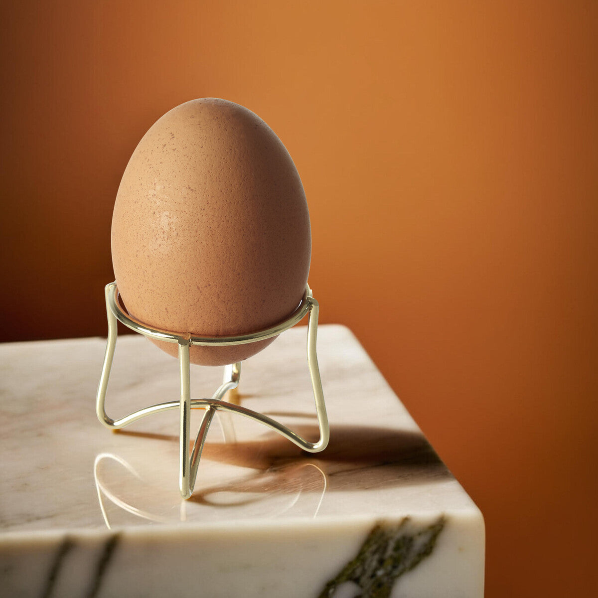 Single Gold Finish Egg Holder