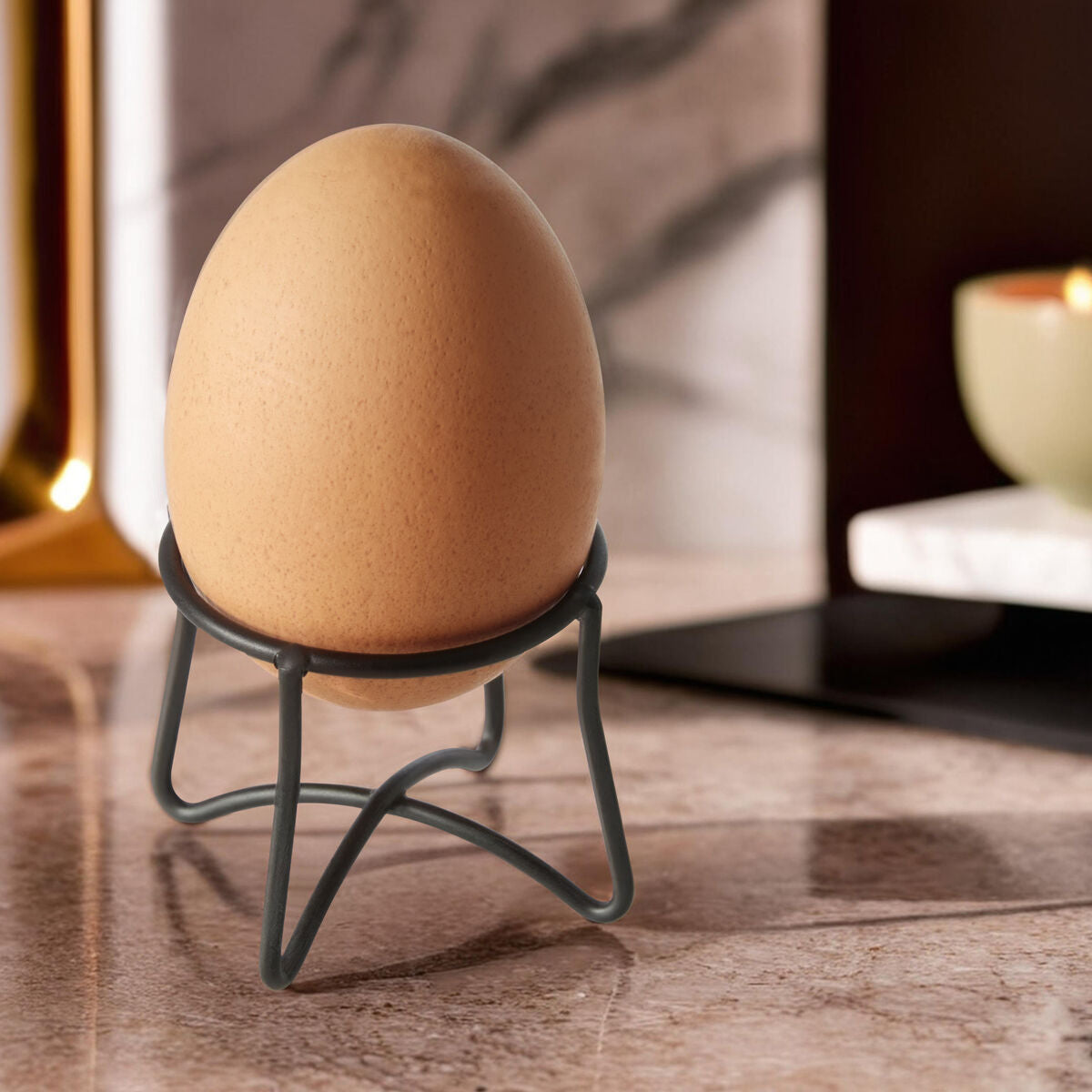 Single Matte Black Egg Holder