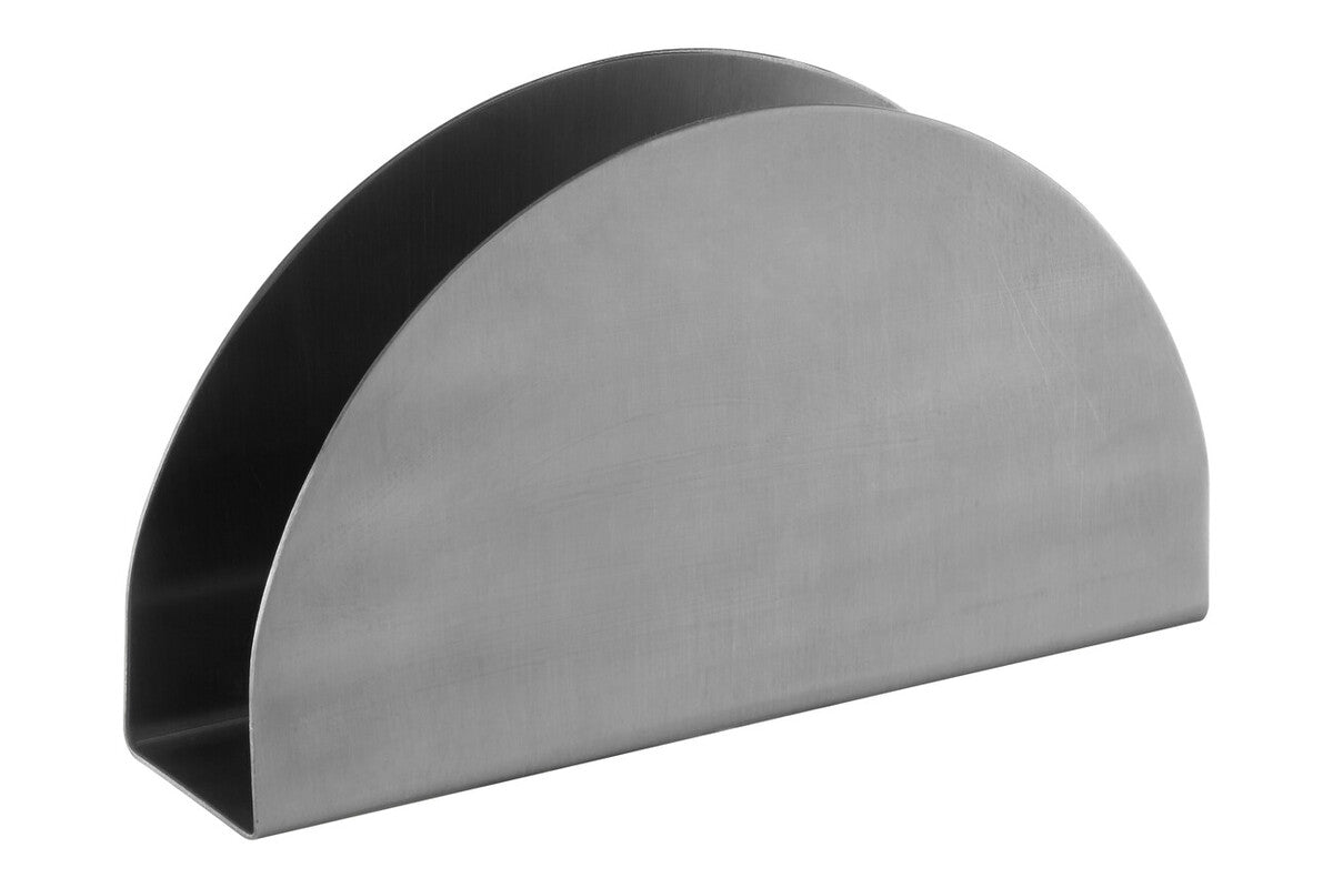 Silver Half Moon Napkin Holder