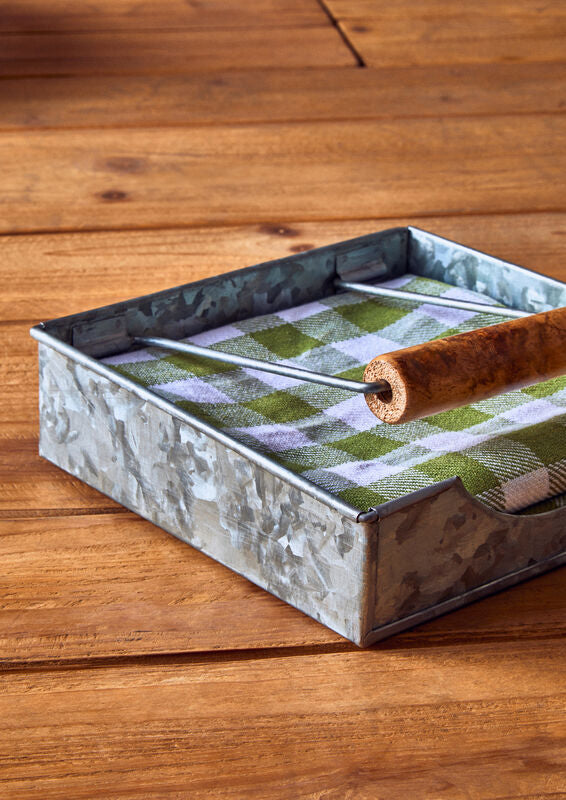 Galvanised Steel Napkin Holder