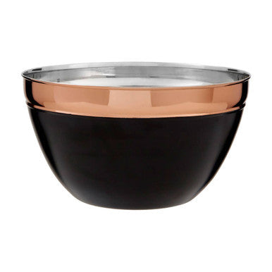 Large Black and Copper Mixing Bowl
