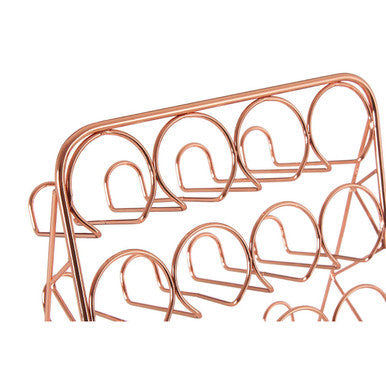 Copper Finish 12 Jar Spice Rack