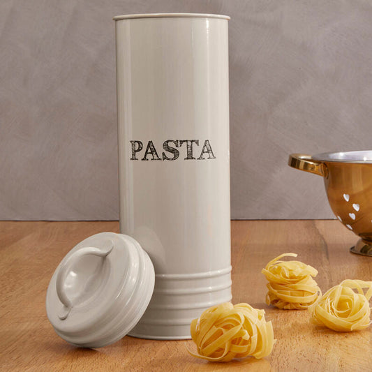 Cream Pasta Canister with Top Handle