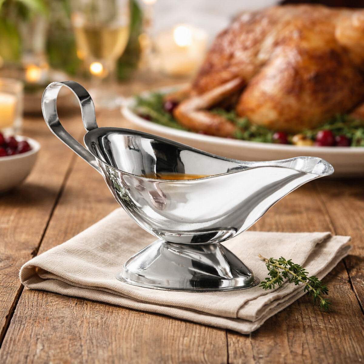 Stainless Steel 8oz Gravy Boat