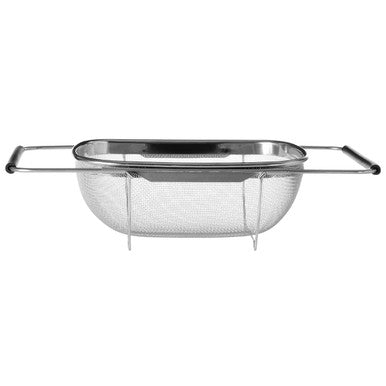 Over Sink Drainer with Extendable Black Handles