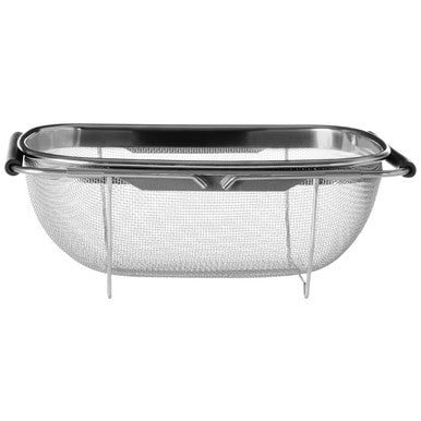 Over Sink Drainer with Extendable Black Handles