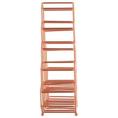 15 Bottle Copper Finish Spice Rack
