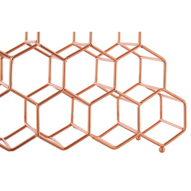 15 Bottle Copper Finish Spice Rack