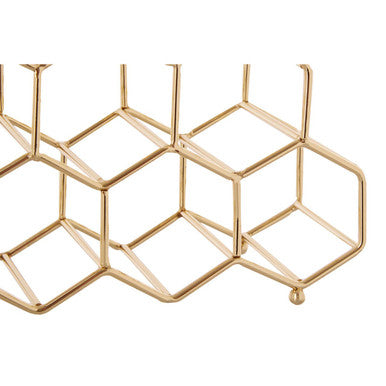 10 Bottle Gold Finish Spice Rack