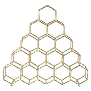 15 Bottle Gold Finish Spice Rack