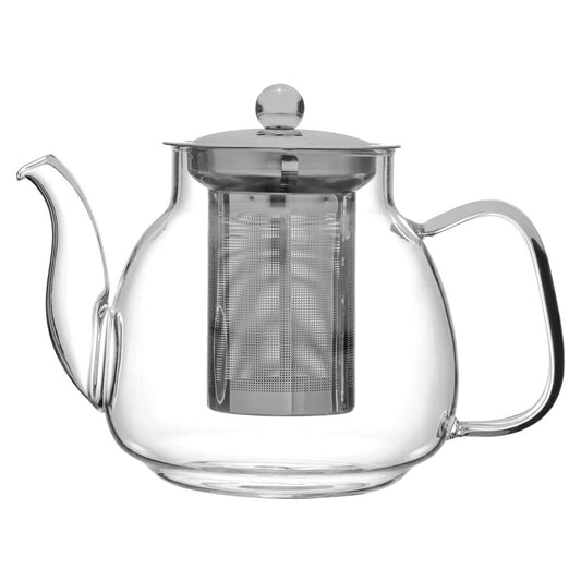 950ml Borosilicate Glass Teapot with Cylindrical Strainer