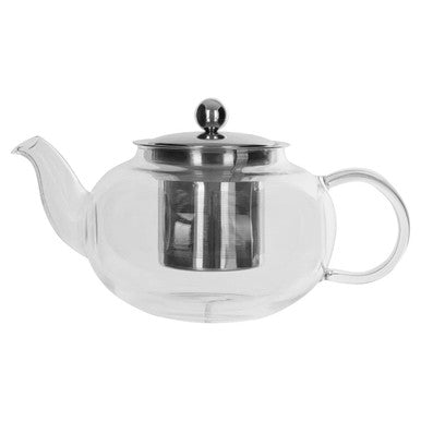 800ml Borosilicate Glass Teapot with Stainless Steel Infuser