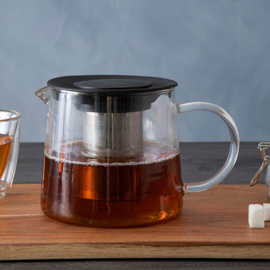 1000ml Borosilicate Glass Teapot with Deep Stainless Steel Infuser